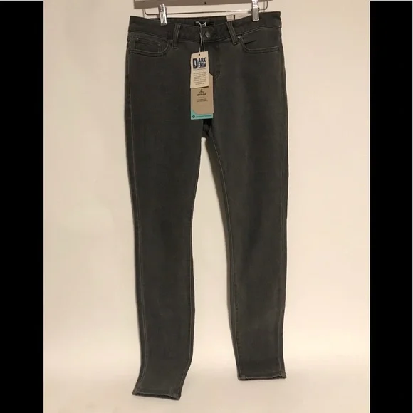 Women's Gray Skinny Jeans - Picture 3 of 10